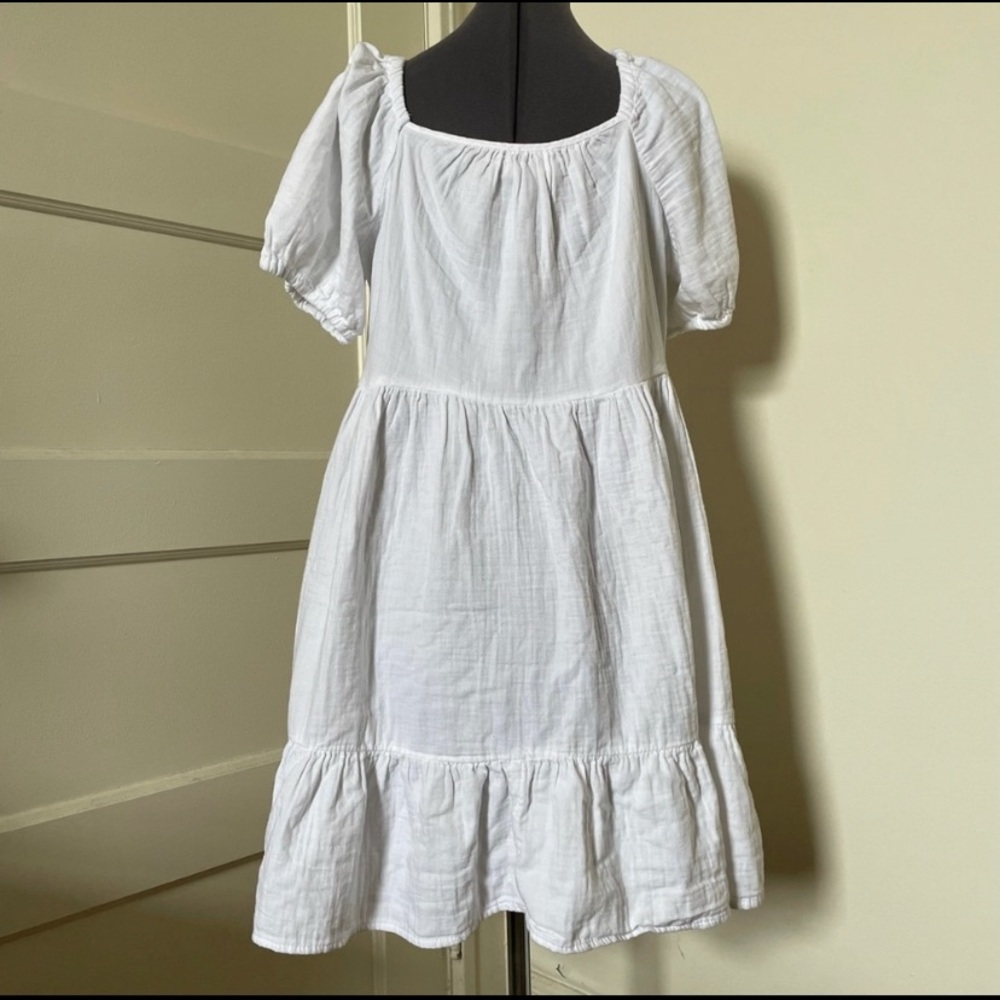 Universal Thread white cotton babydoll dress M & L - Picture 6 of 6